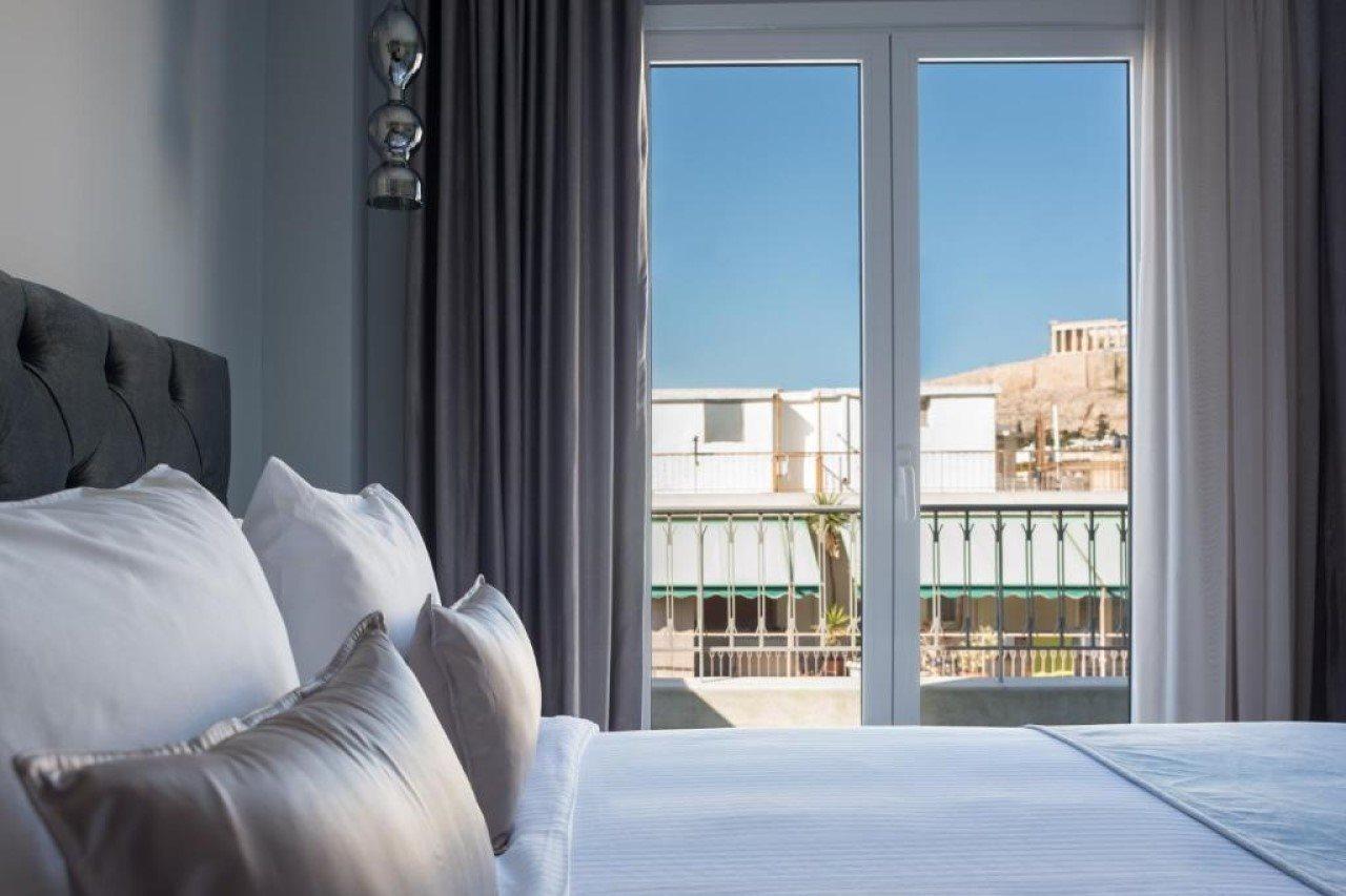 Ferienwohnung Acropolis View Penthouse Athen Exterior foto