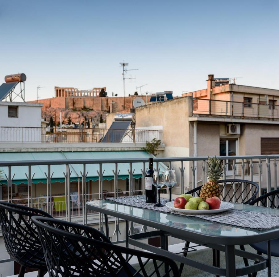 Ferienwohnung Acropolis View Penthouse Athen Exterior foto