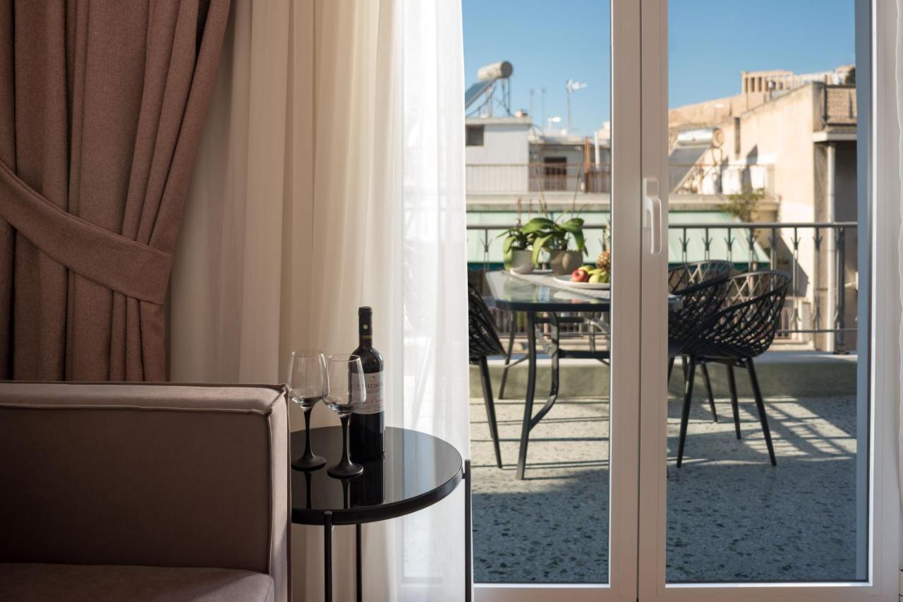 Ferienwohnung Acropolis View Penthouse Athen Exterior foto
